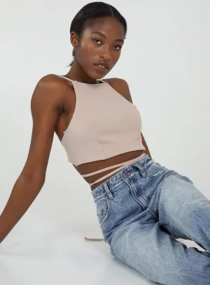 Tie Back Crop Top