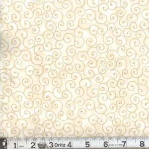 Tilt-A-Whirl Natural Cotton Fabric BTY