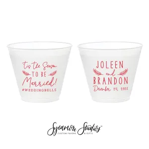 Tis The Season - 9oz Frosted Unbreakable Plastic Cup #198