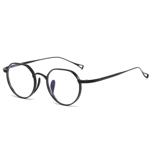 Titanium Geometric glasses Frame  KMN-9916