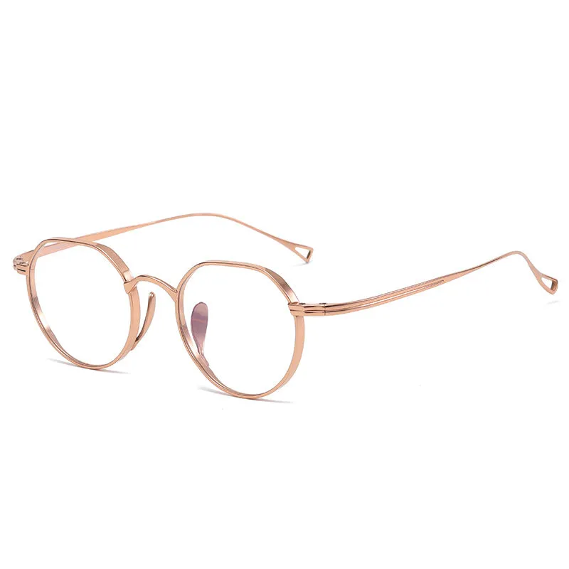 Titanium Geometric glasses Frame  KMN-9916
