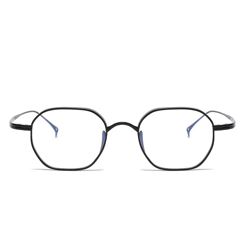 Titanium Geometric Glasses Frame KMN9917