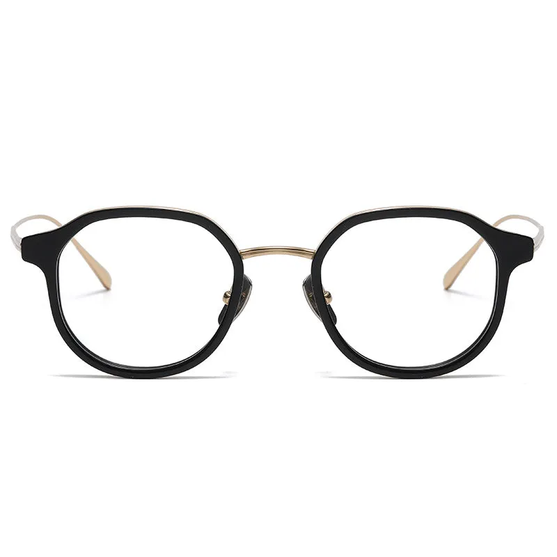 Titanium Geometric Glasses Frame TANGO