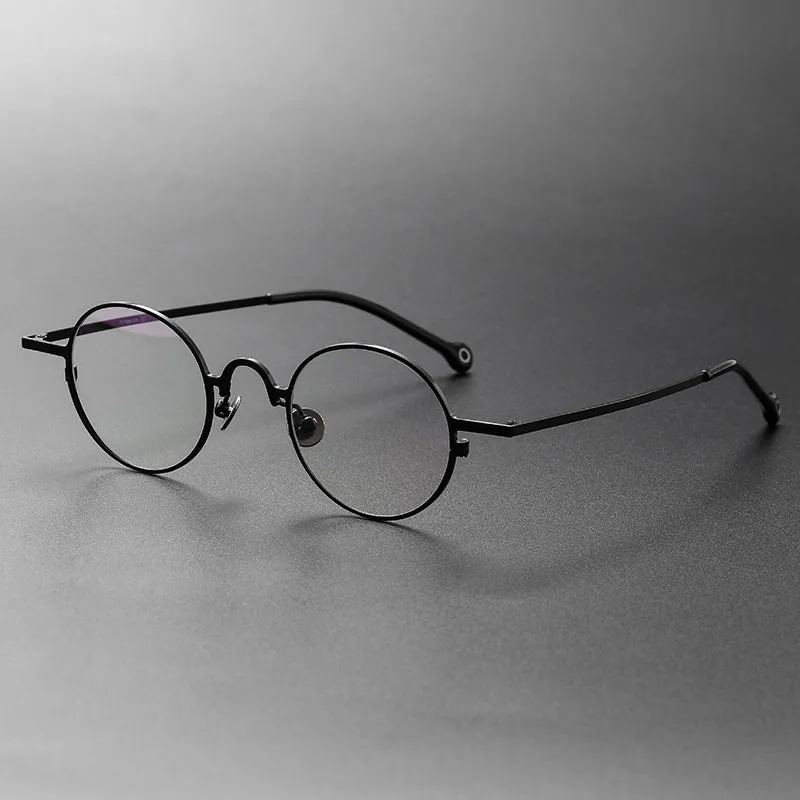 Titanium Round Glasses Frame ST K080