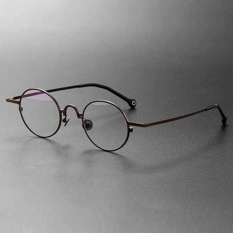 Titanium Round Glasses Frame ST K080