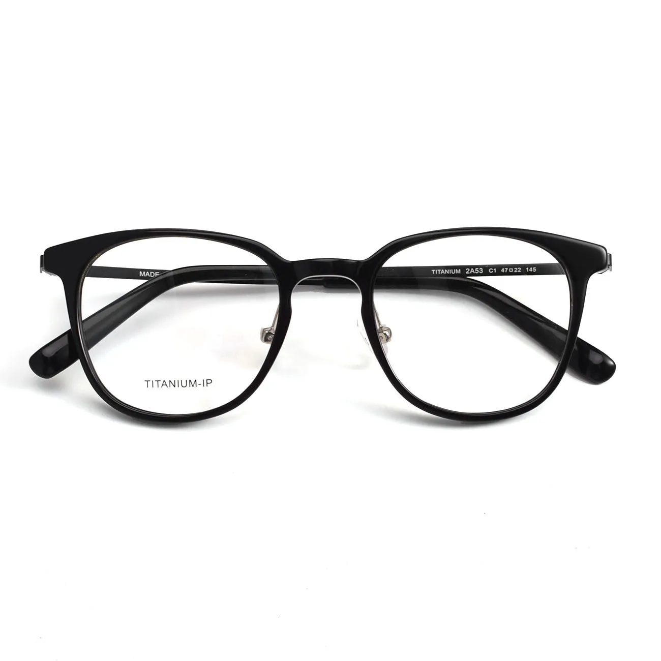 Titanium Vintage Round Eyeglasses Frames  2A53