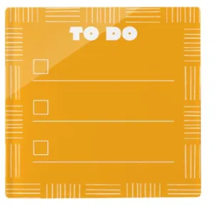 To-Do Neon Tile - Orange