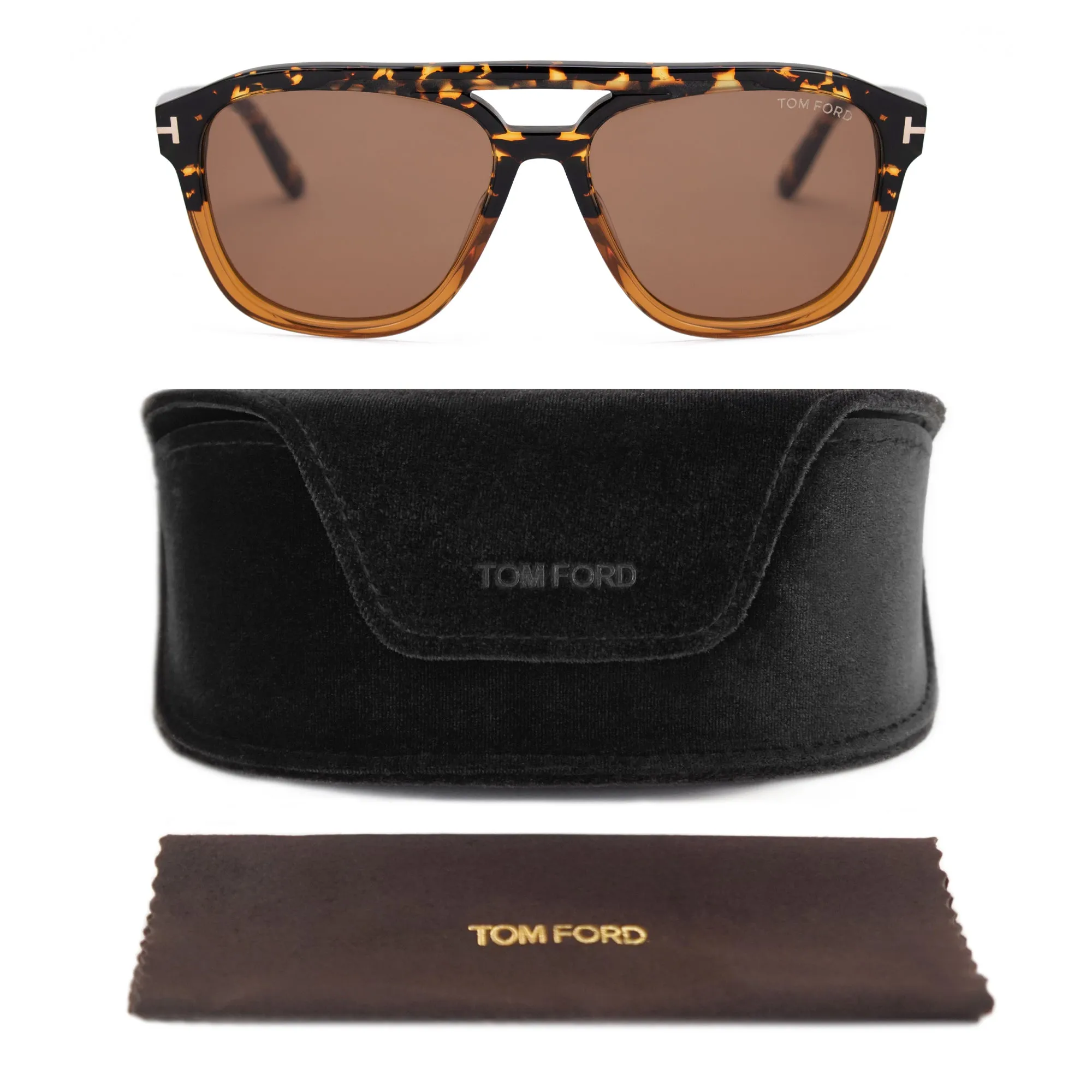 Tom Ford Square Sunglasses FT0776 56E 56