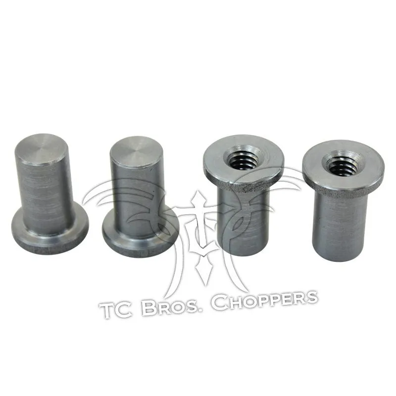 Tophat Style Blind Threaded 5/16-18 Steel Bungs by TC Bros