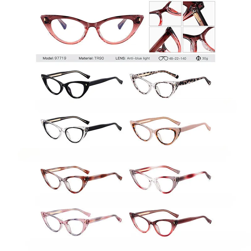TR90 Cat Eye Glasses Frames 97719