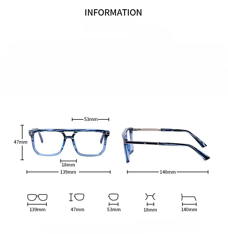 TR90 Square Glasses Frames MM93510