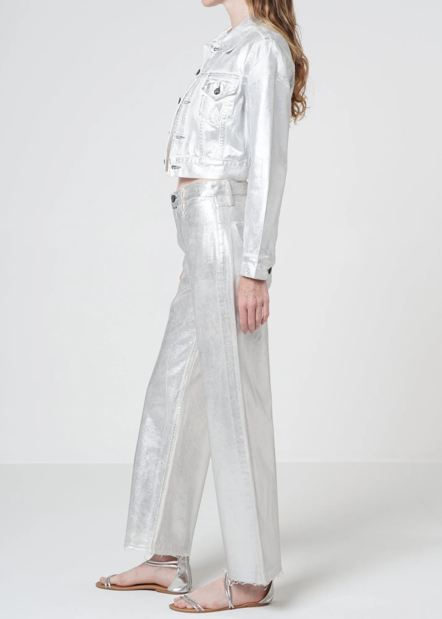 Tracee Cropped Denim Jacket