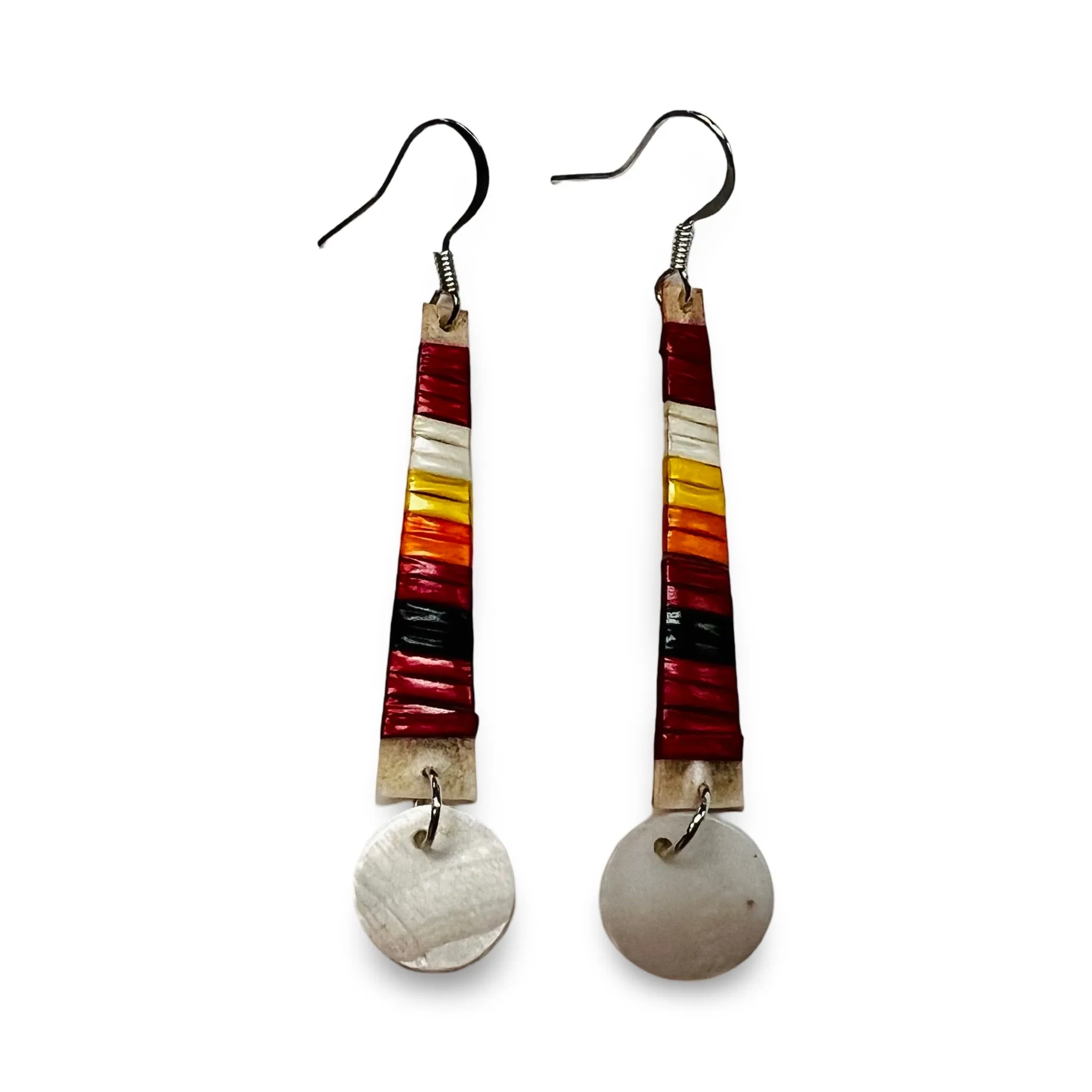 TRC Quill & Mini Abalone Earrings