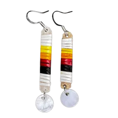 TRC Quill & Mini Abalone Earrings
