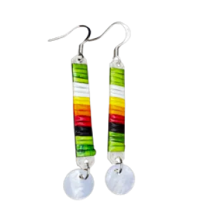 TRC Quill & Mini Abalone Earrings