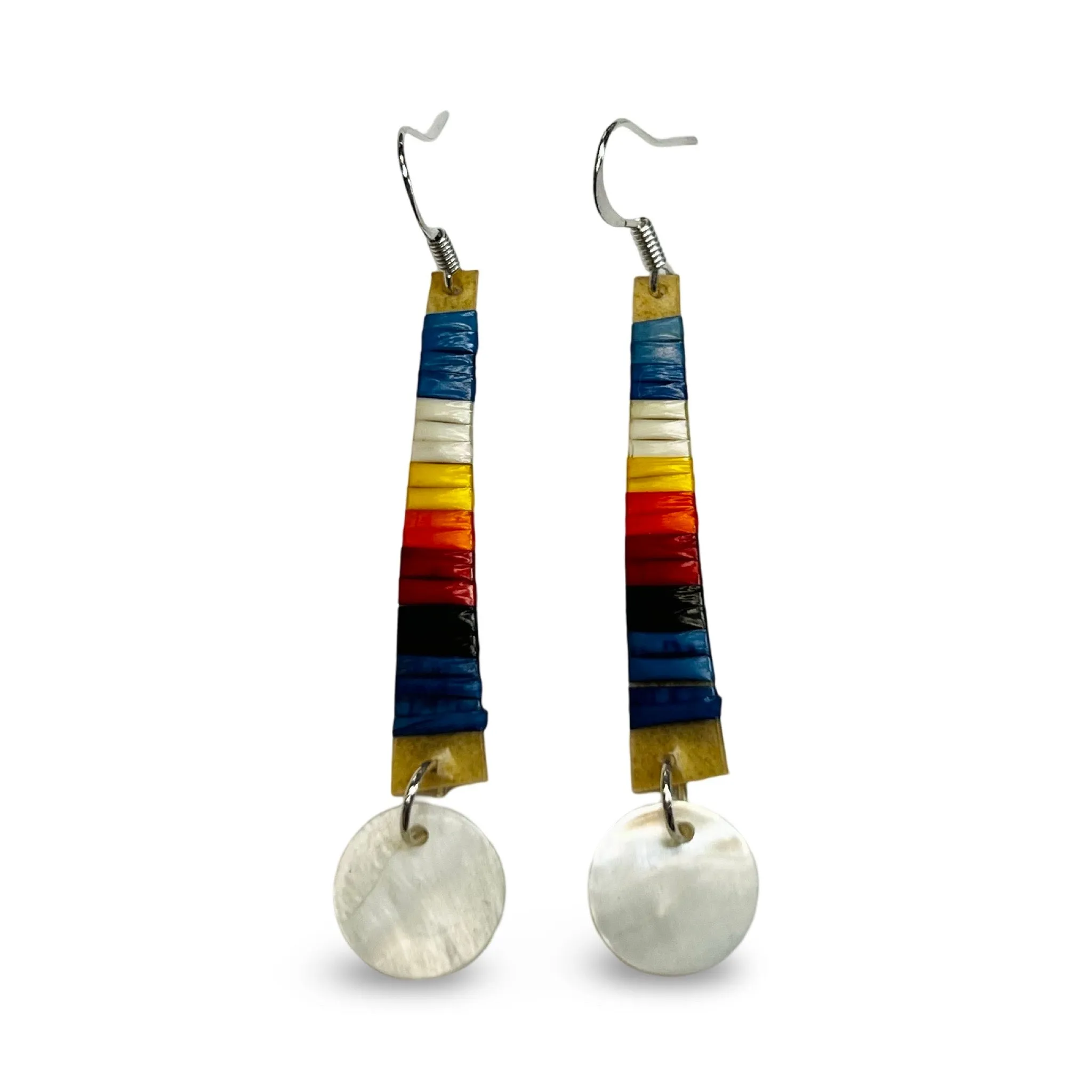TRC Quill & Mini Abalone Earrings