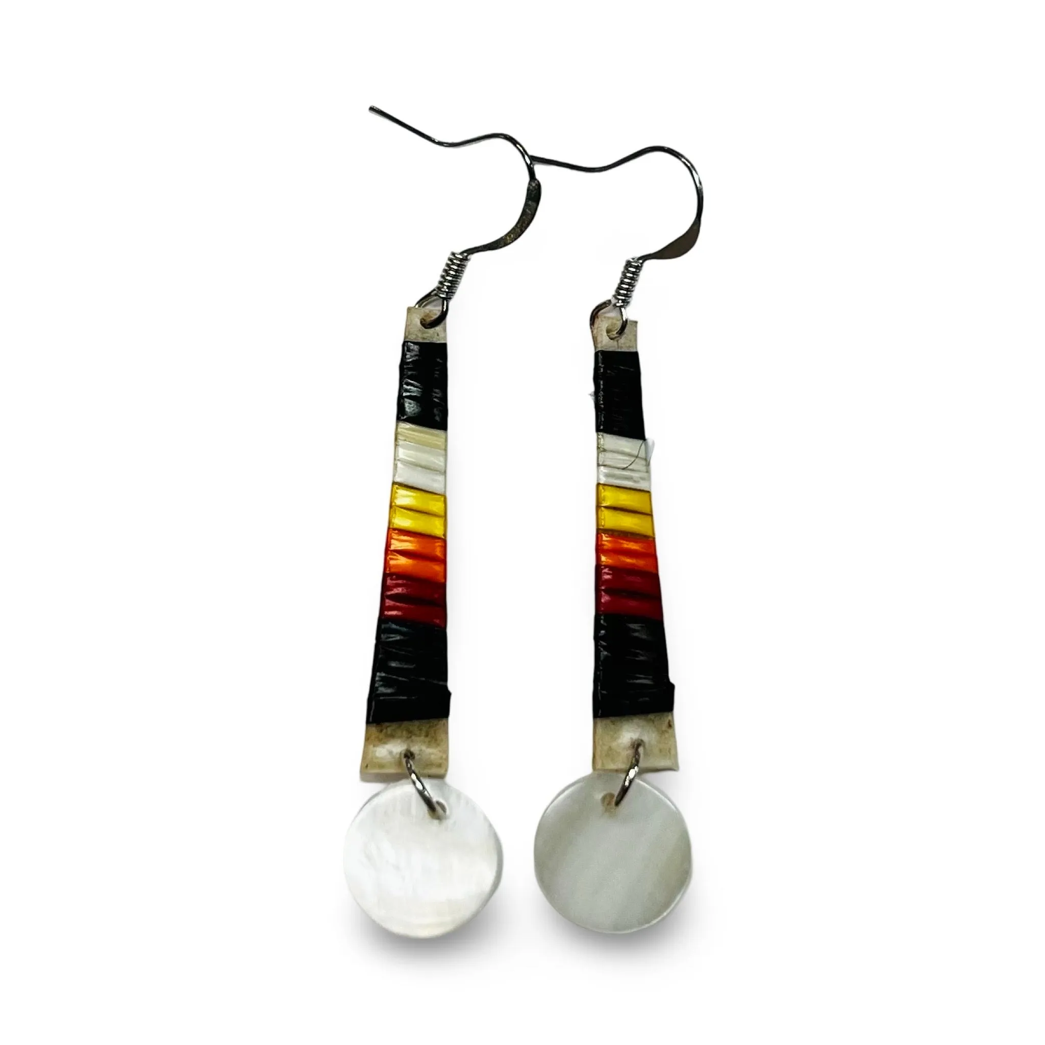 TRC Quill & Mini Abalone Earrings