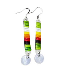 TRC Quill & Mini Abalone Earrings