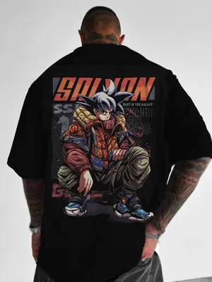 Trend Fashionable Anime Print T-shirt