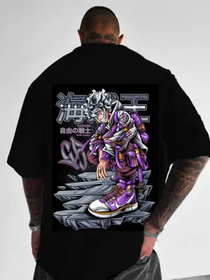 Trend Fashionable Anime Print T-shirt