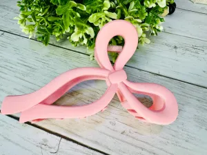 Trendy Bow Claw Clip
