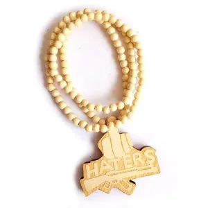 Trendy Wooden Necklace with Wooden  Pendant