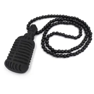 Trendy Wooden Necklace with Wooden  Pendant