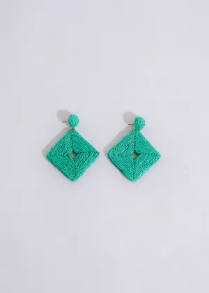 Try Me Earring Green