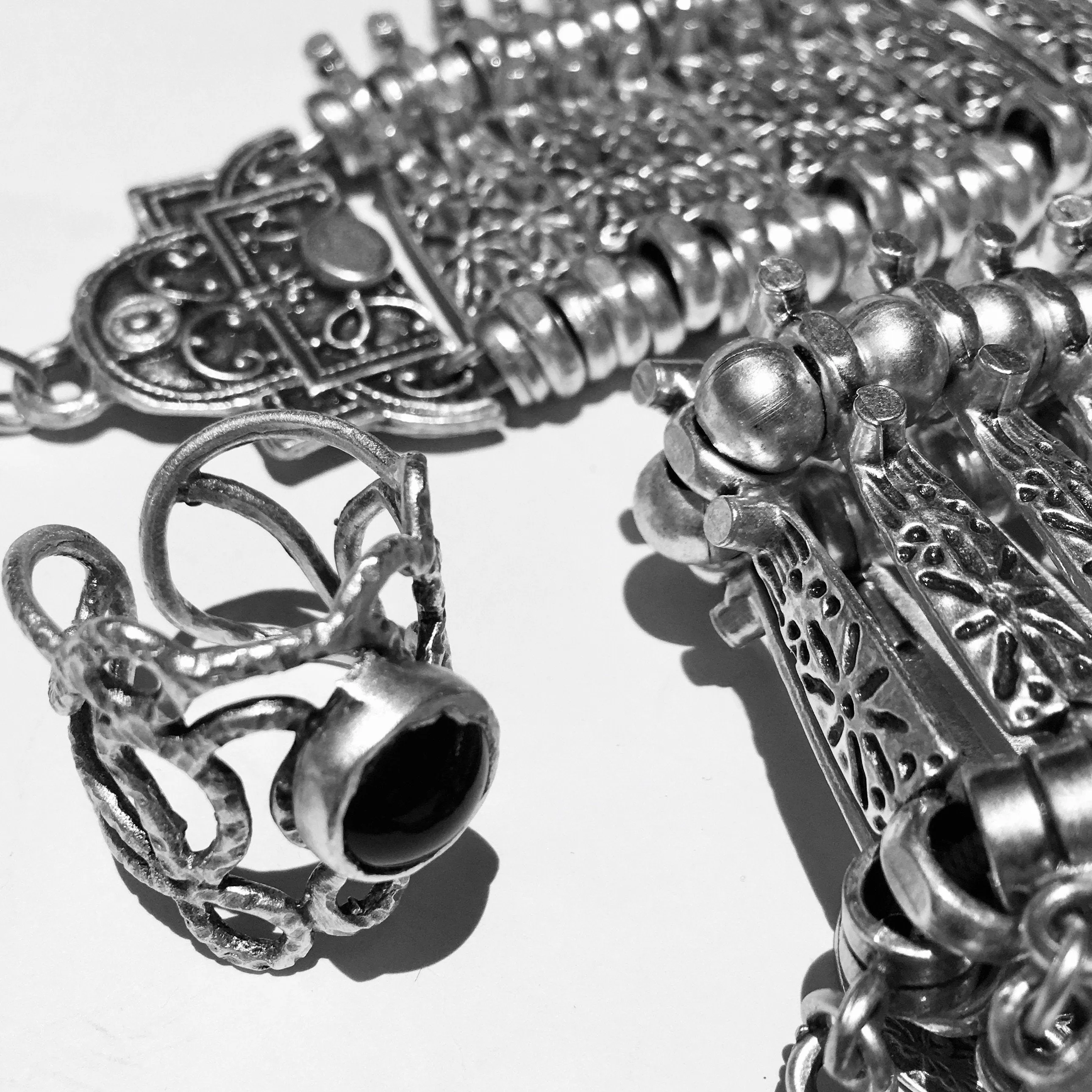TURKISH COIN ELASTIC WRIST CUFF