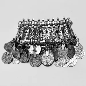 TURKISH COIN ELASTIC WRIST CUFF