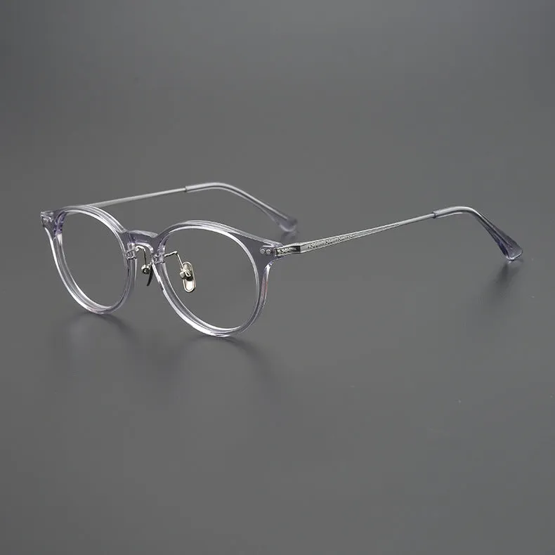 Tylor Titanium Round Glasses Frame