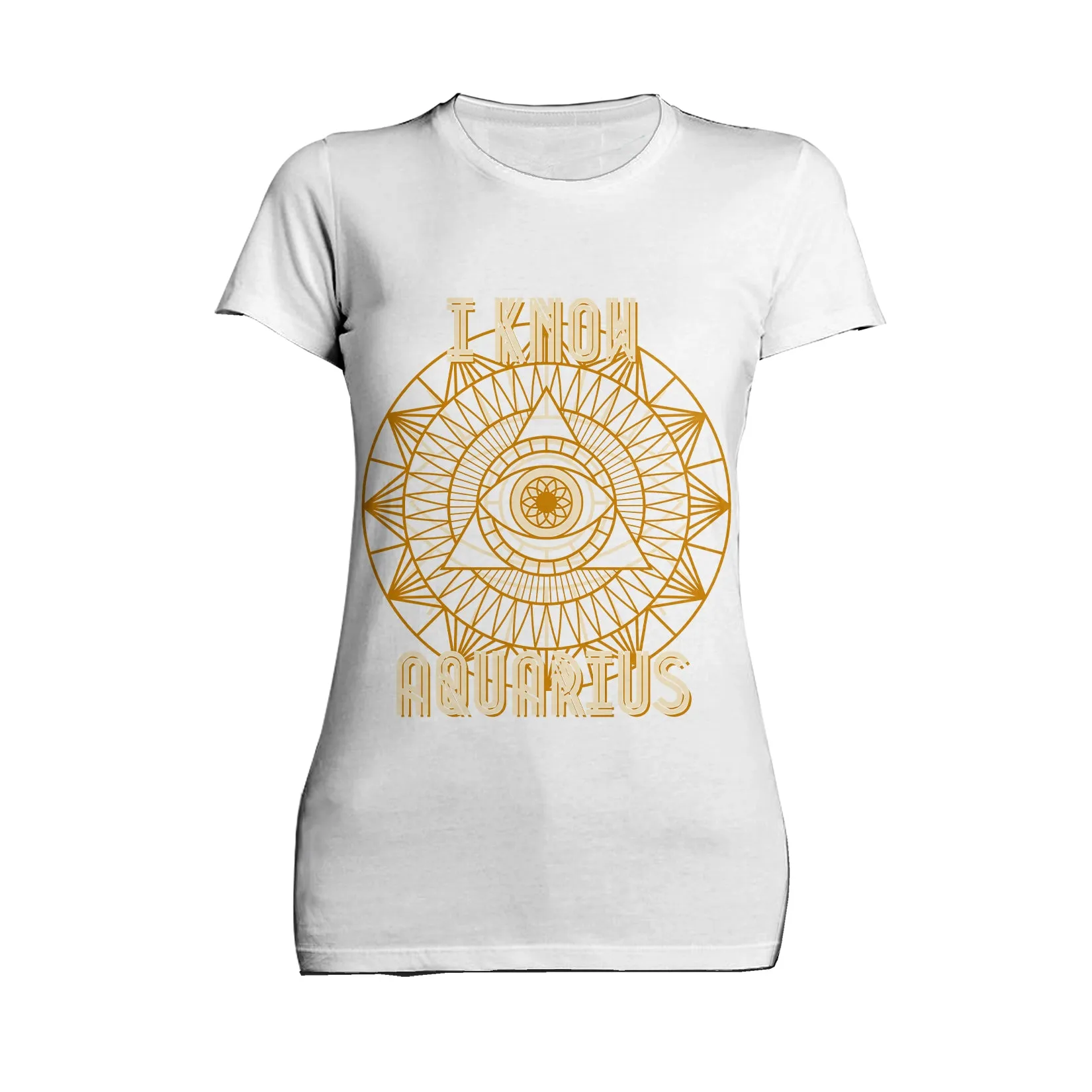 UA Supreme Star Sign Aquarius Women's T-shirt (White)