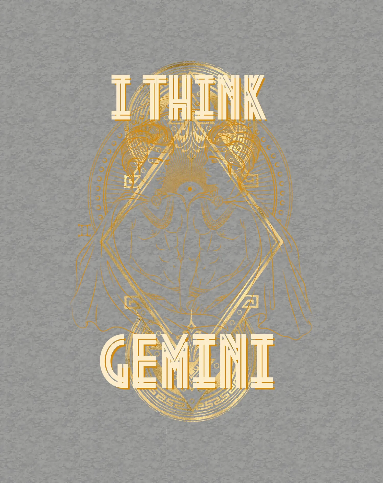 UA Supreme Star Sign Gemini Women's T-shirt (Sports Grey)