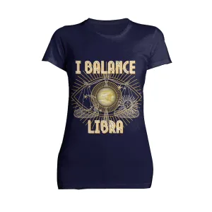 UA Supreme Star Sign Libra Eye Women's T-shirt (Navy)