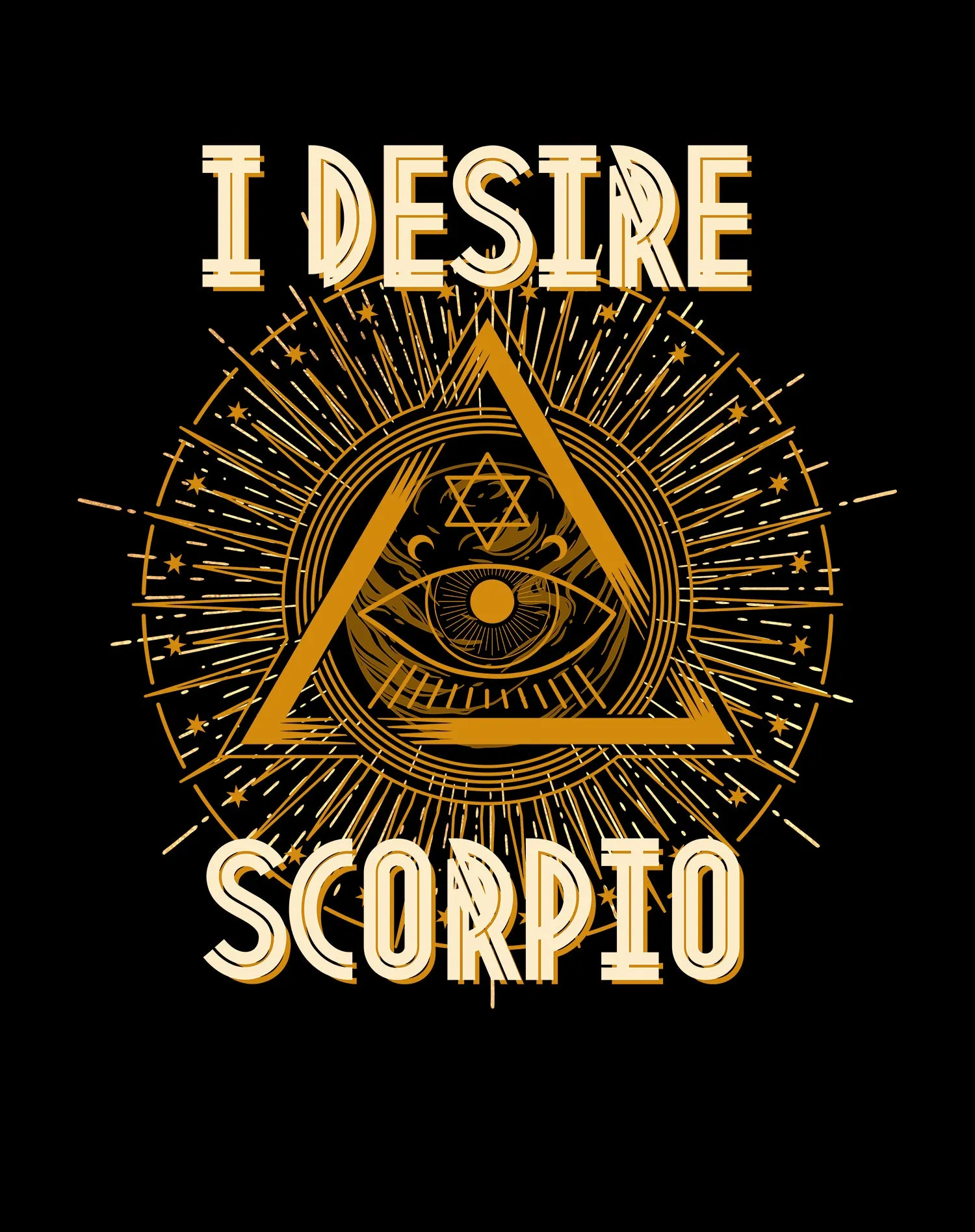 UA Supreme Star Sign Scorpio Eye Women's T-shirt (Black)