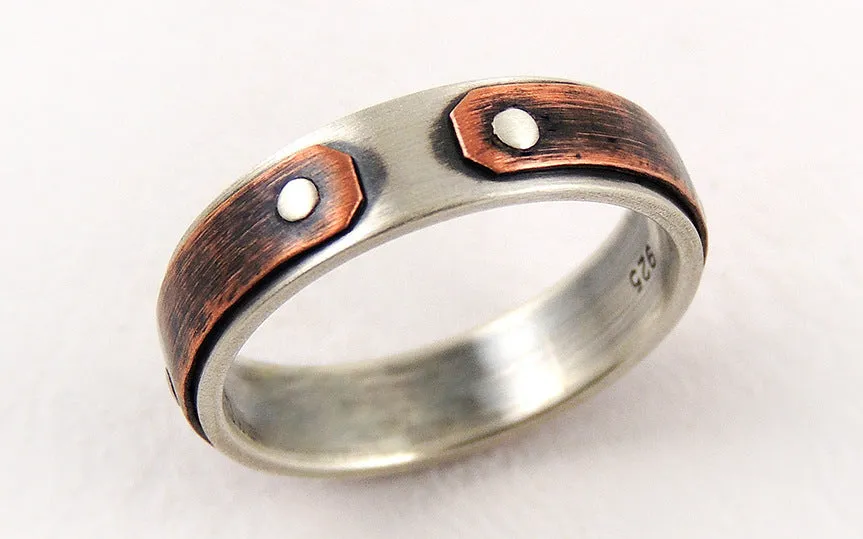 Unique 5mm engagement ring