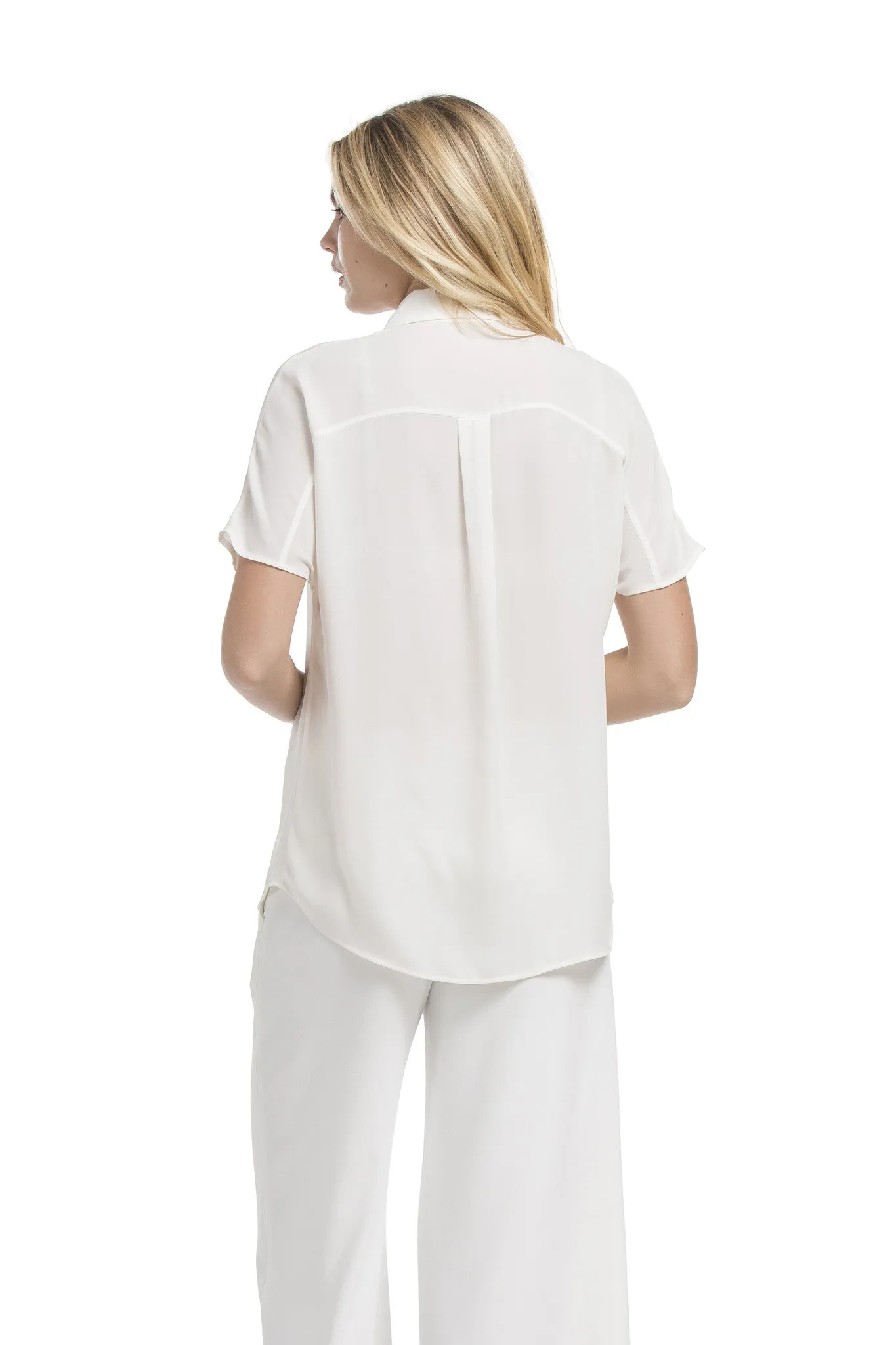 Unique Collared Blouse | Ivory
