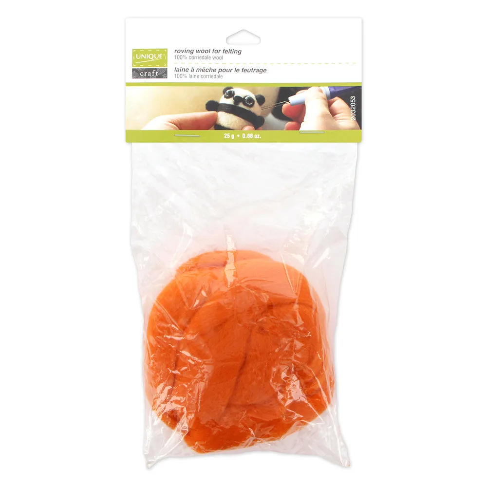 UNIQUE CRAFT Roving Wool - 25g