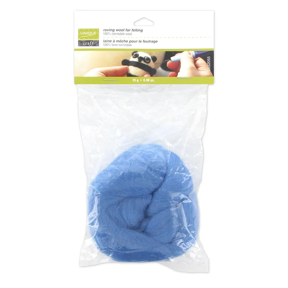 UNIQUE CRAFT Roving Wool - 25g