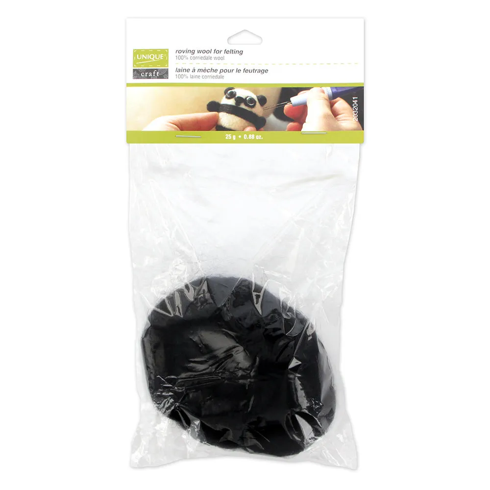 UNIQUE CRAFT Roving Wool - 25g