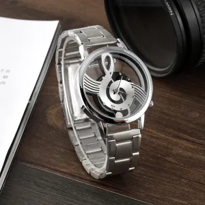 Unique Hollow Musical Note WristWatch