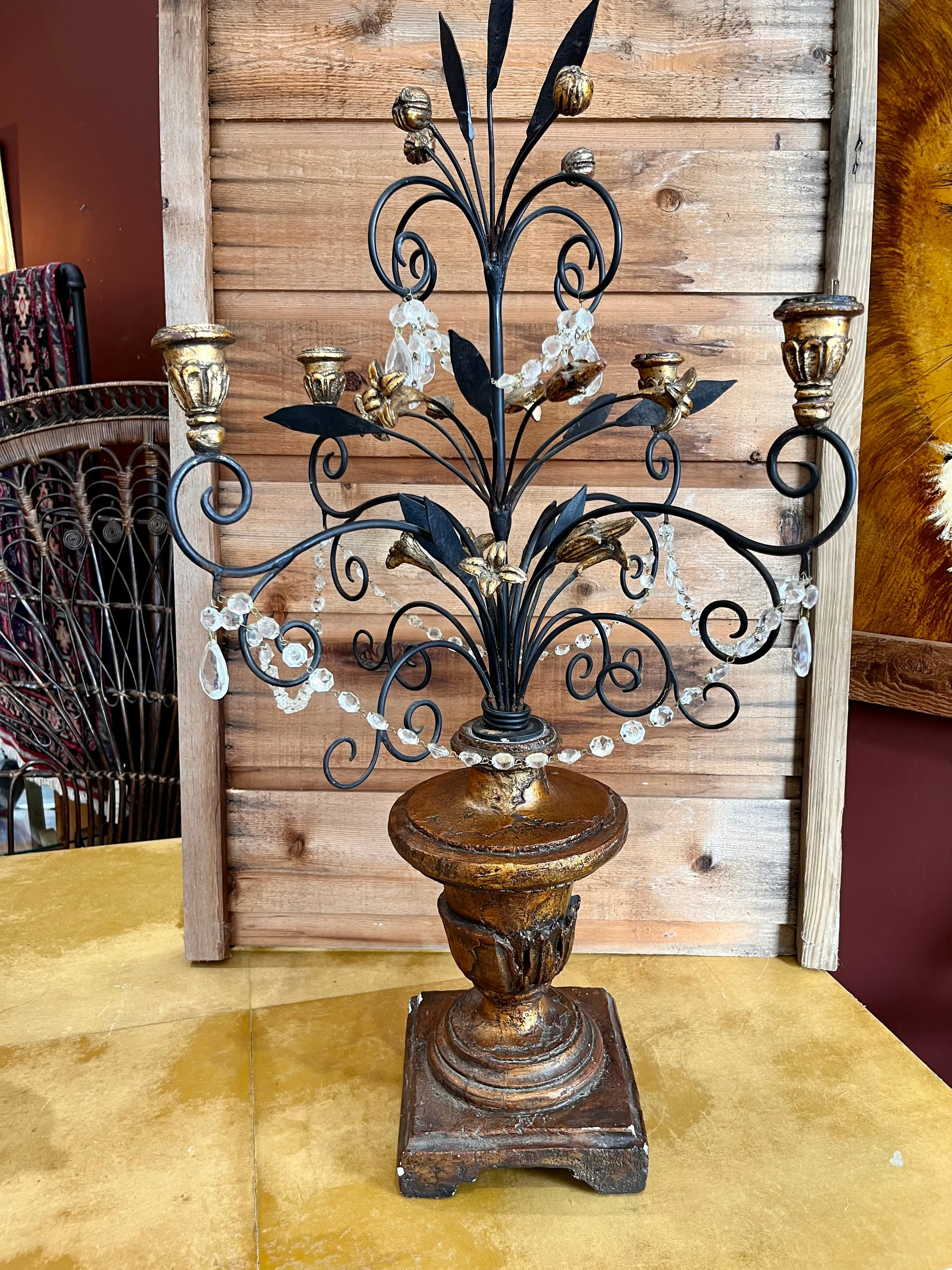 Unique Large Vintage Candelabra