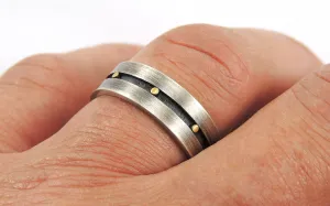 Unique men's engagement ring