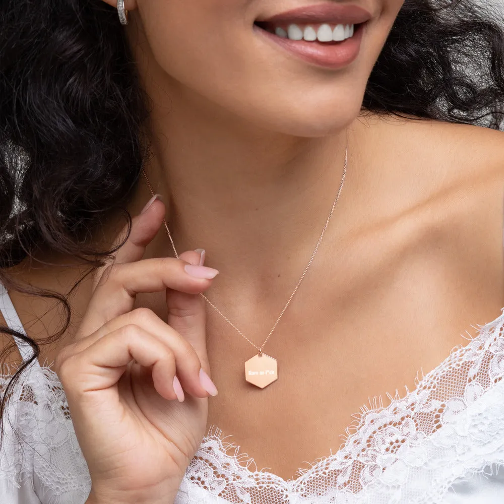 Unique Necklace | "Rare as F*ck"