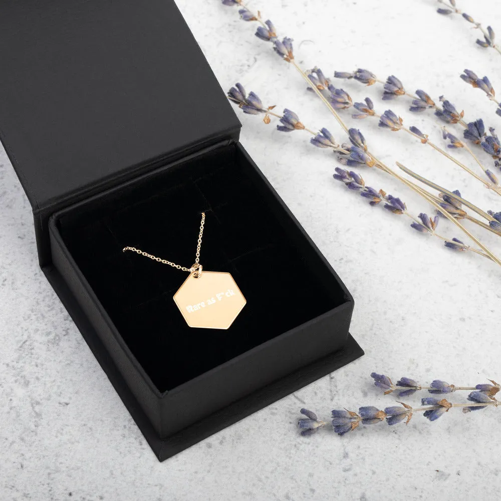 Unique Necklace | "Rare as F*ck"