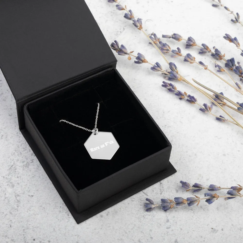 Unique Necklace | "Rare as F*ck"