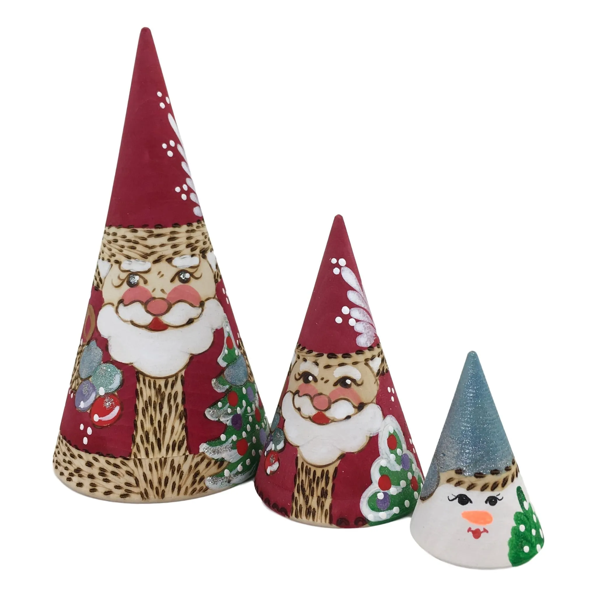 Unique Shape Santa Set