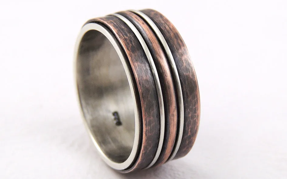 Unique wedding band for men