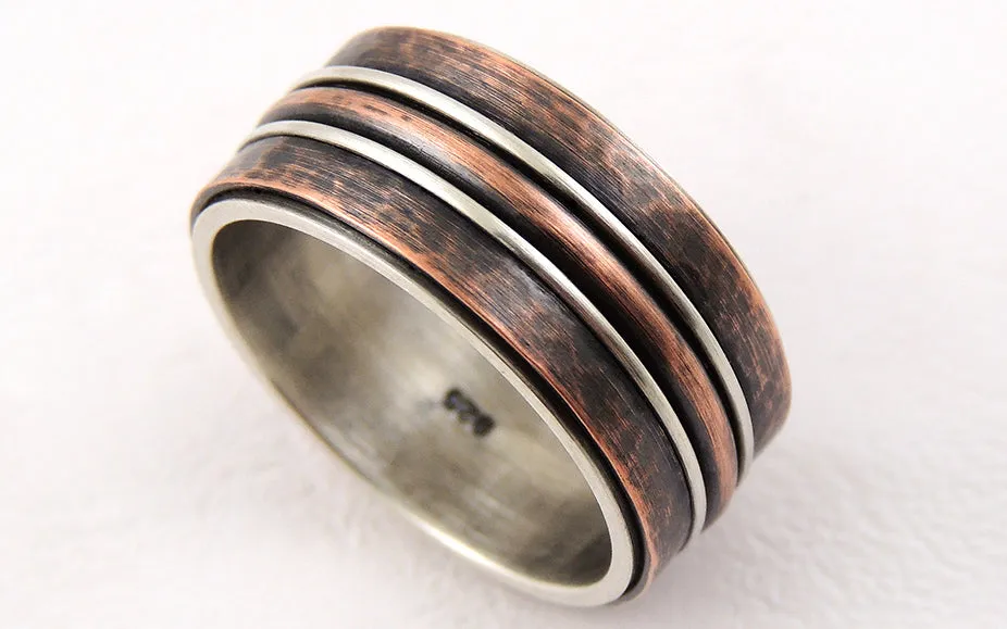 Unique wedding band for men
