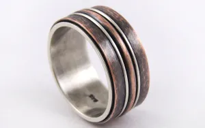 Unique wedding band for men